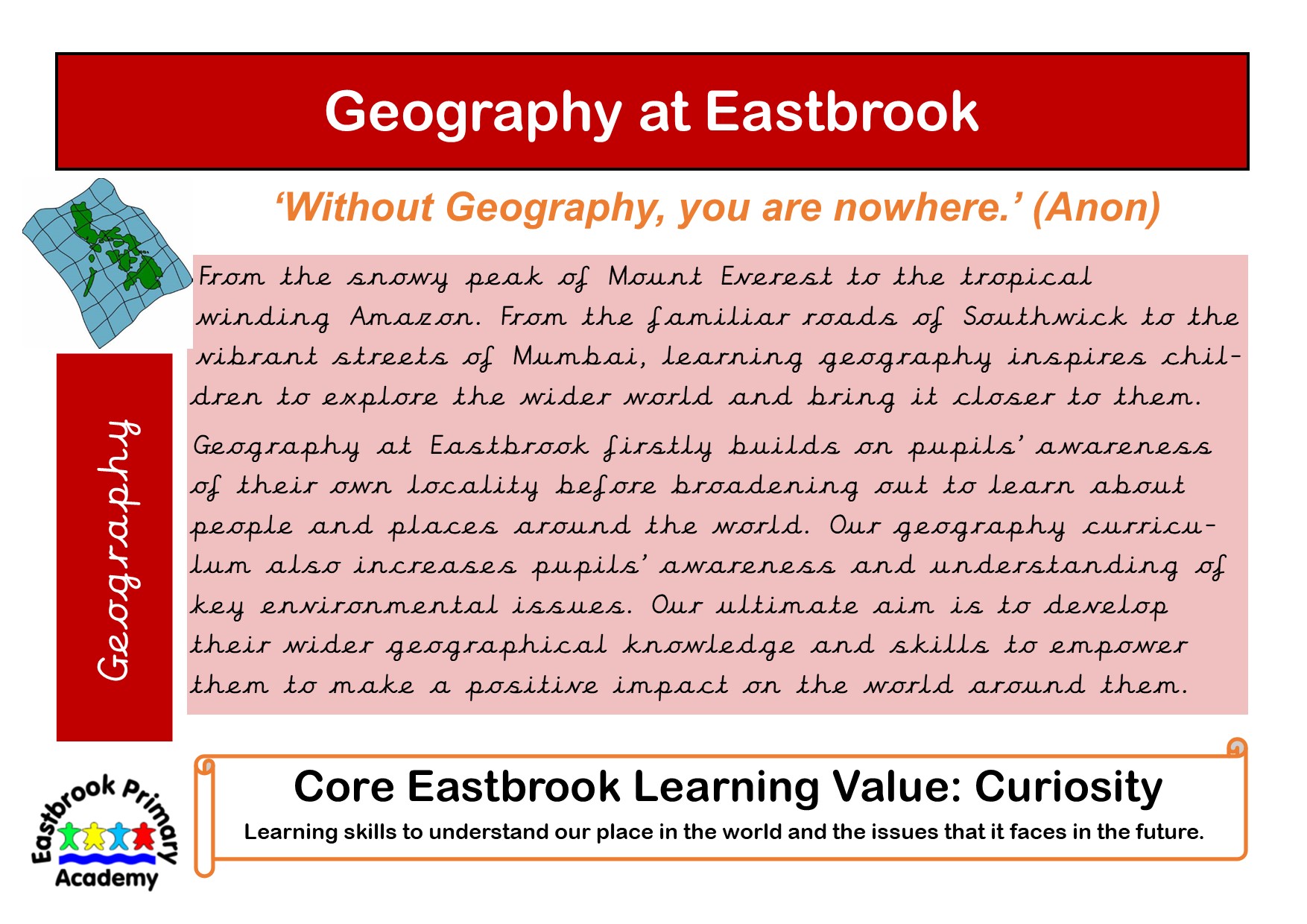 Eastbrook Primary Academy Geography